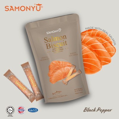 Samonyu Salmon Biscuits (Blackpepper)