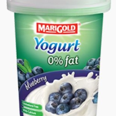 MARIGOLD 0% Fat Yogurt - Blueberry 130g