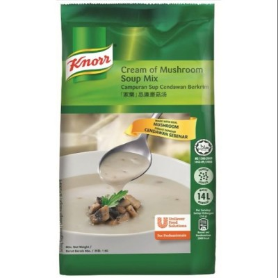 KNORR PROFESSIONAL SOUP CREAM OF MUSHROOM MIX (1KG)
