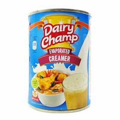 DAIRY CHAMP EVAPORATED CREAMER (1CTN X 48UNIT X 390G)