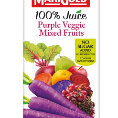 MARIGOLD 100% Juice 1L - Purple Veggie Mixed Fruits (1CTN X 12UNIT X 1L)